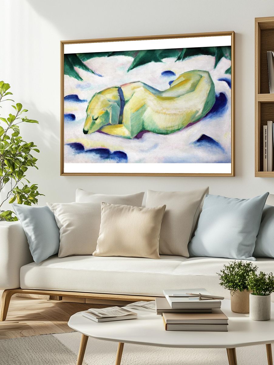 Sleeping Dog — Fine Art Print. — room view 2