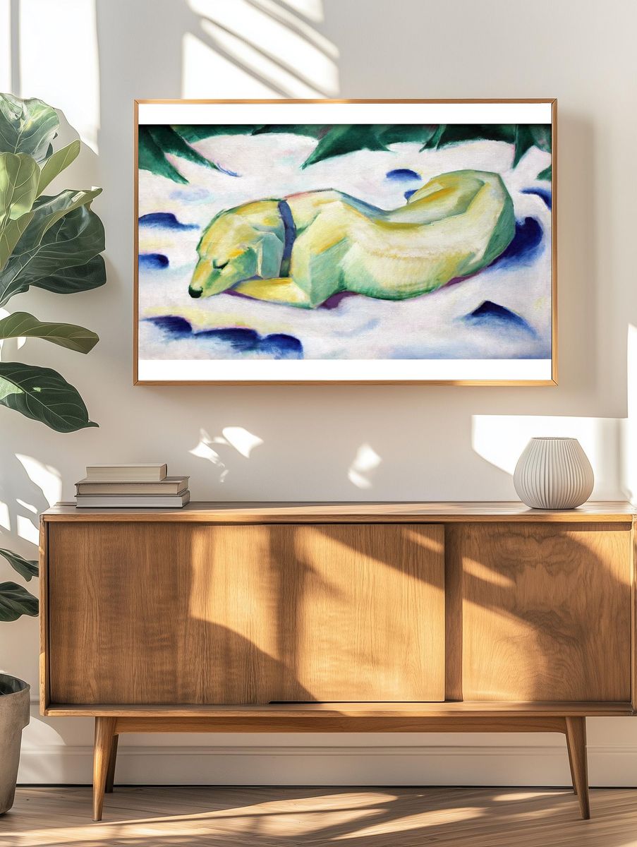 Sleeping Dog — Fine Art Print. — room view 3
