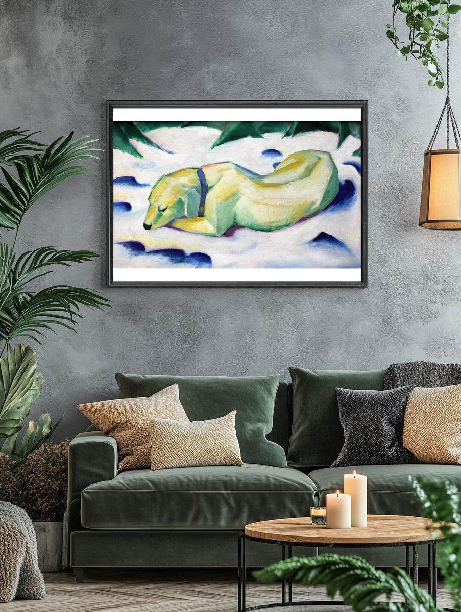 Sleeping Dog — Fine Art Print. — room view 4