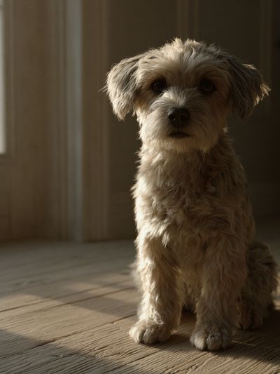 Soft Light Dog Portrait Poster.