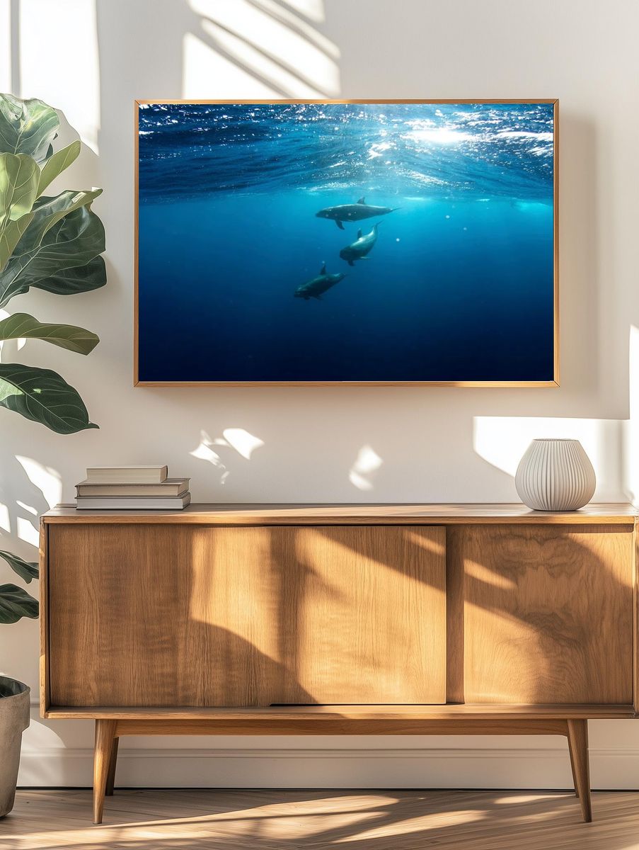 Sharks underwater. — room view 3
