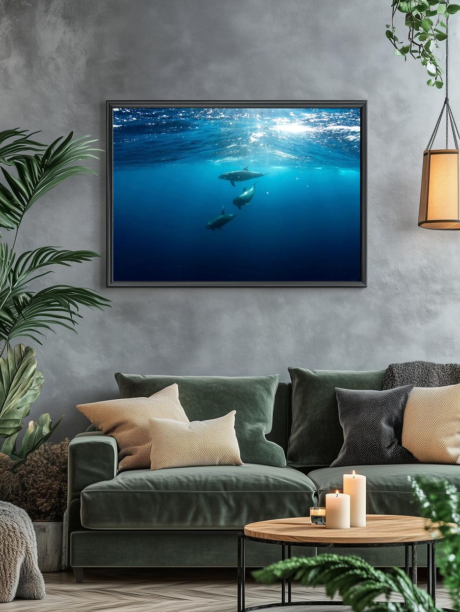 Sharks underwater. — room view 4