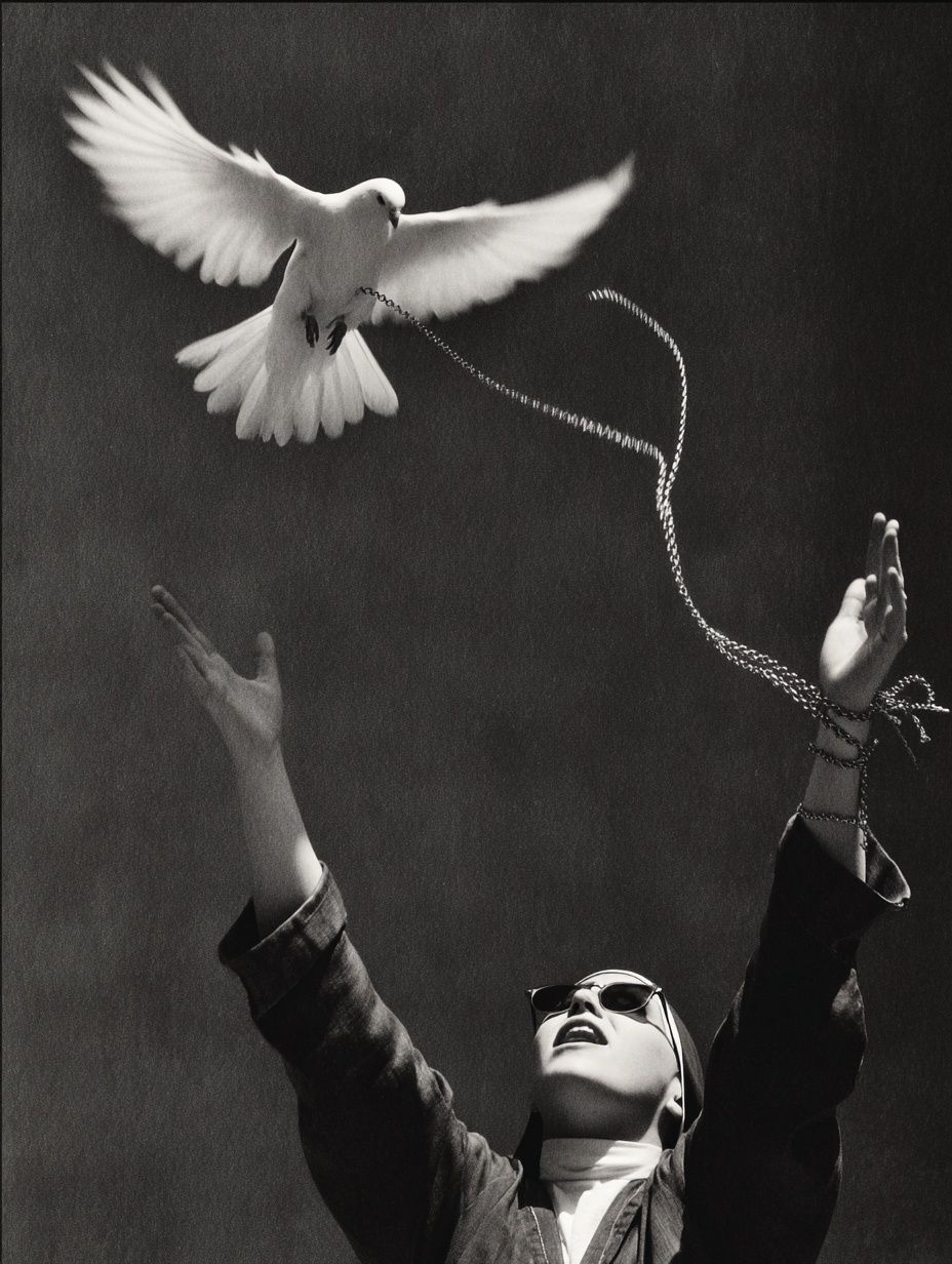 Dove Release Photography Poster. poster detail