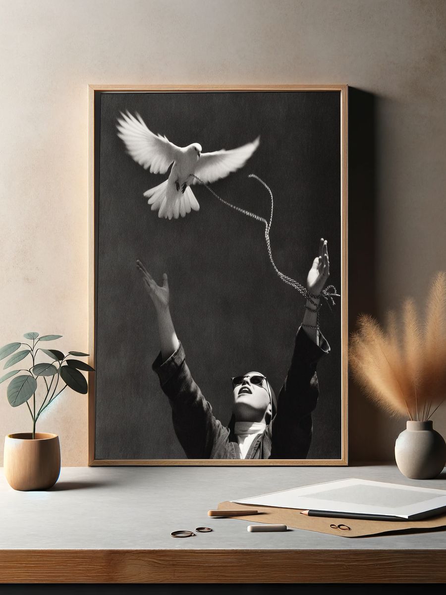 Dove Release Photography Poster. — room view 2