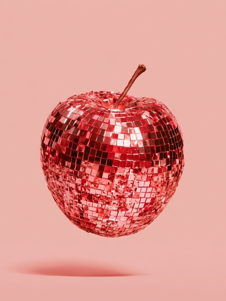 Disco Apple Photography Poster. poster — photography art
