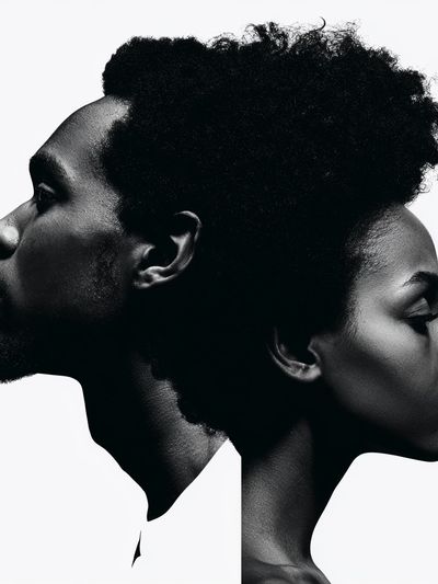 Dual Profile Portrait Poster.
