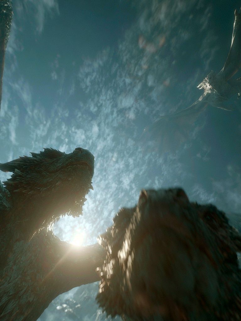 Dragon Skyward Fantasy Poster. poster detail