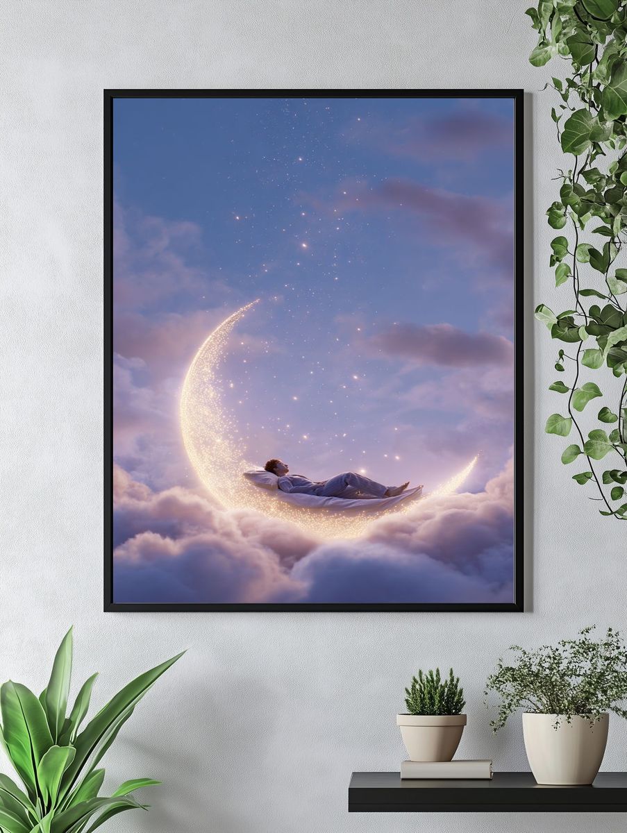 Dreaming on the Moon Poster. — room view 4
