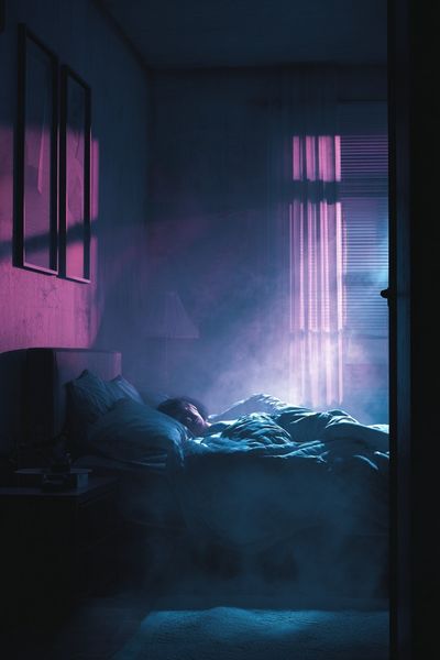 Dreamy Bedroom Scene — Fine Art Print. poster print
