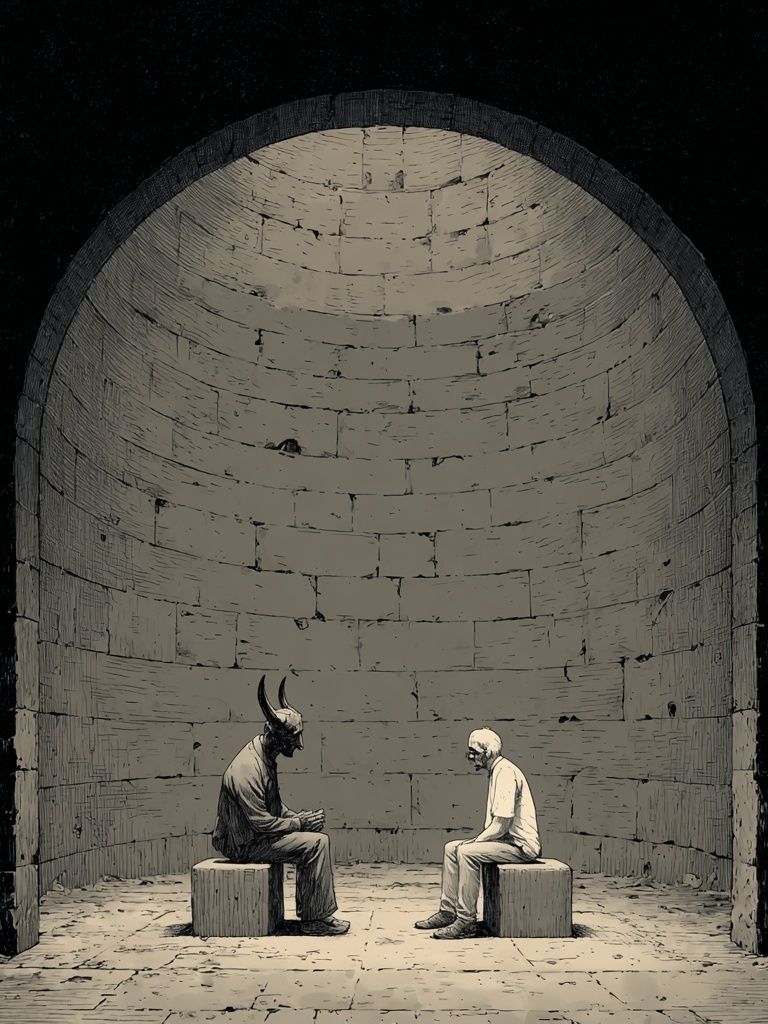 Dramatic Encounter — Fine Art Print. poster — fine-art art