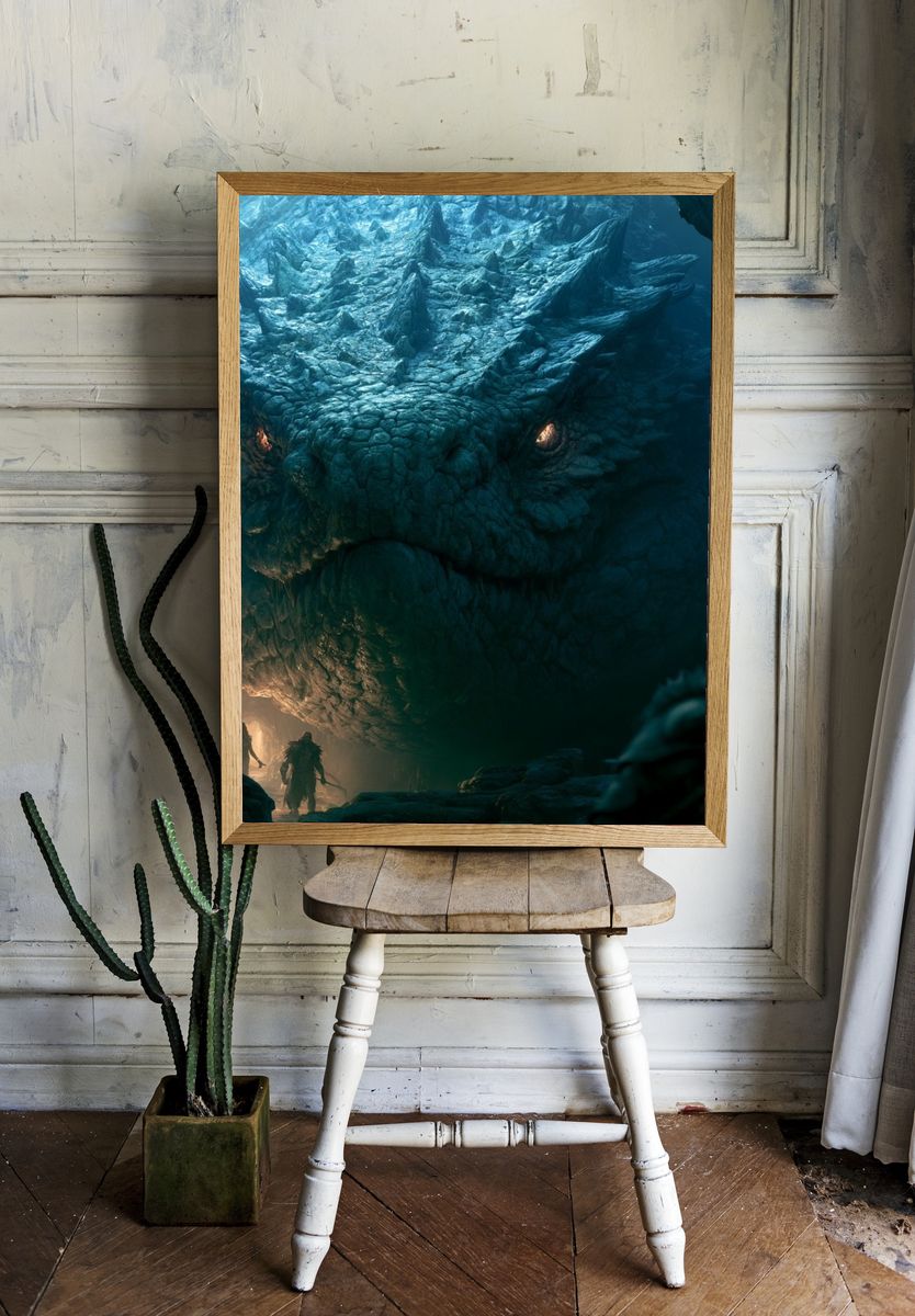Dragon Cave Encounter Poster. — room view 1