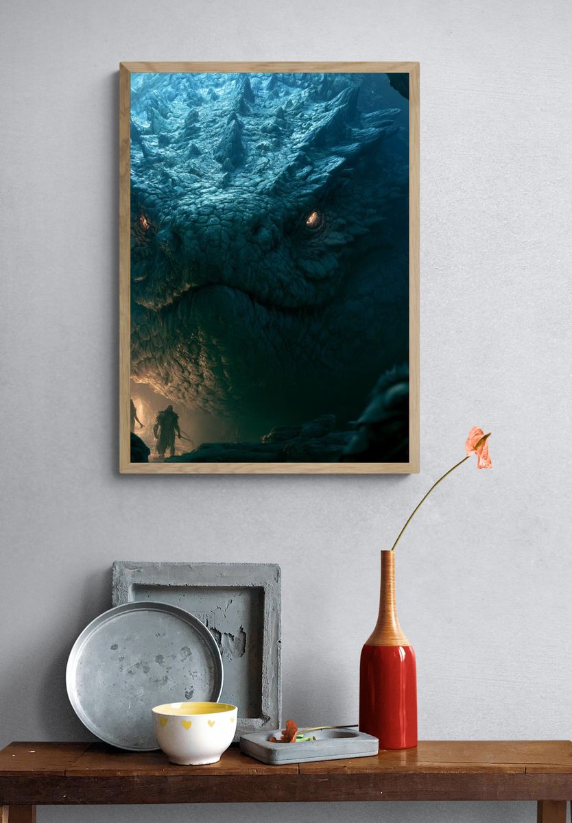 Dragon Cave Encounter Poster. — room view 3