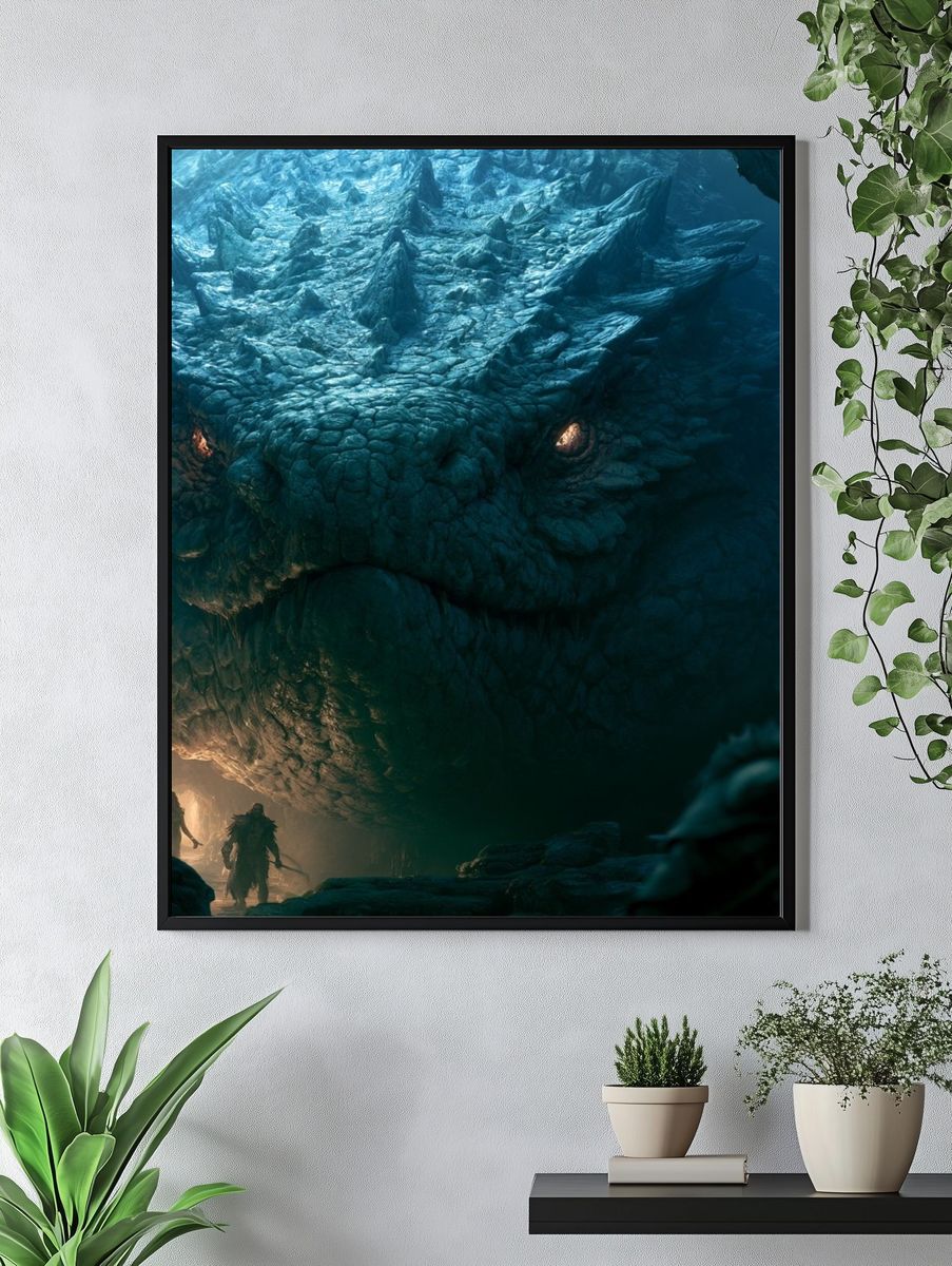Dragon Cave Encounter Poster. — room view 4