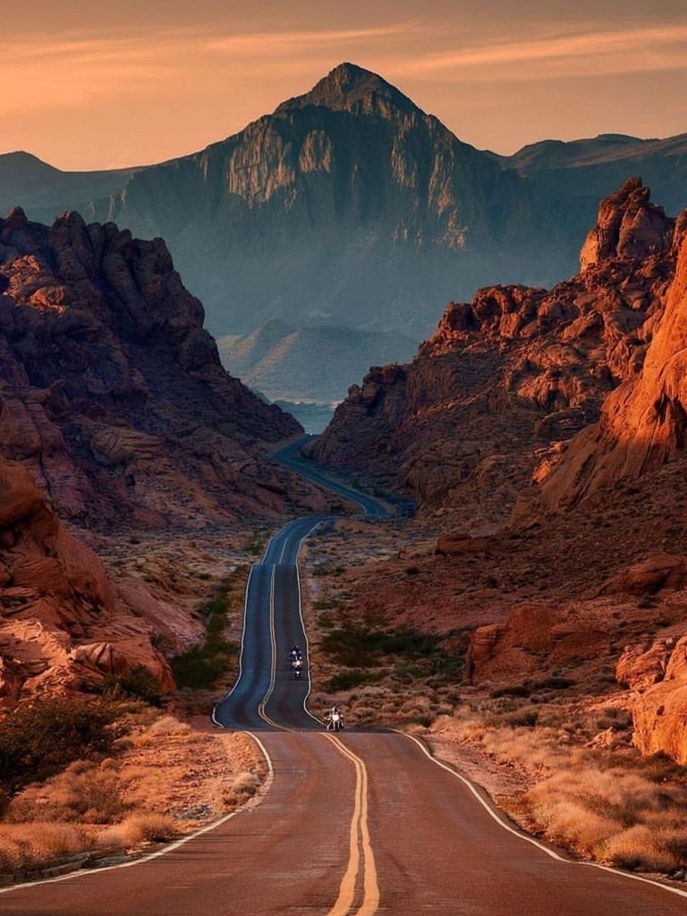 Desert Canyon Road Photography Poster. poster detail