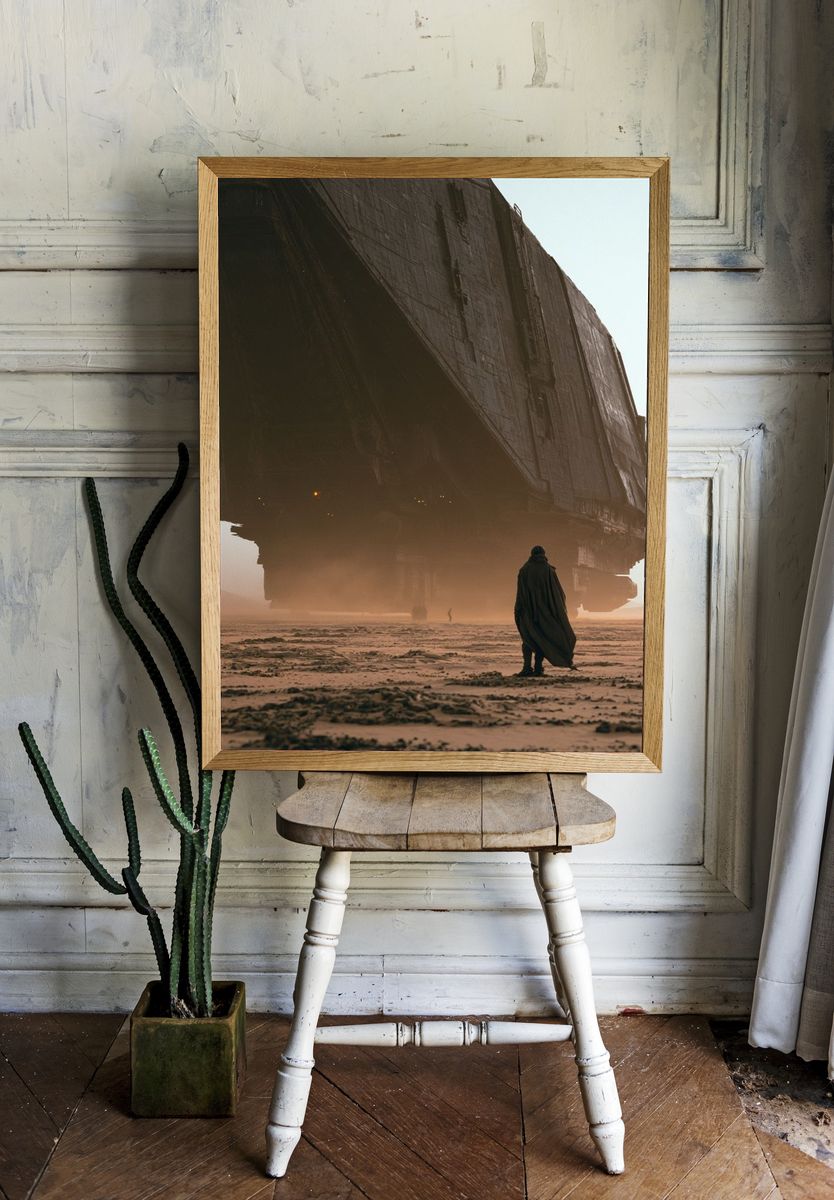 Desert Sci-Fi Monolith Poster. — room view 1