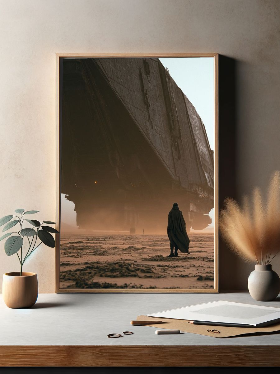 Desert Sci-Fi Monolith Poster. — room view 2
