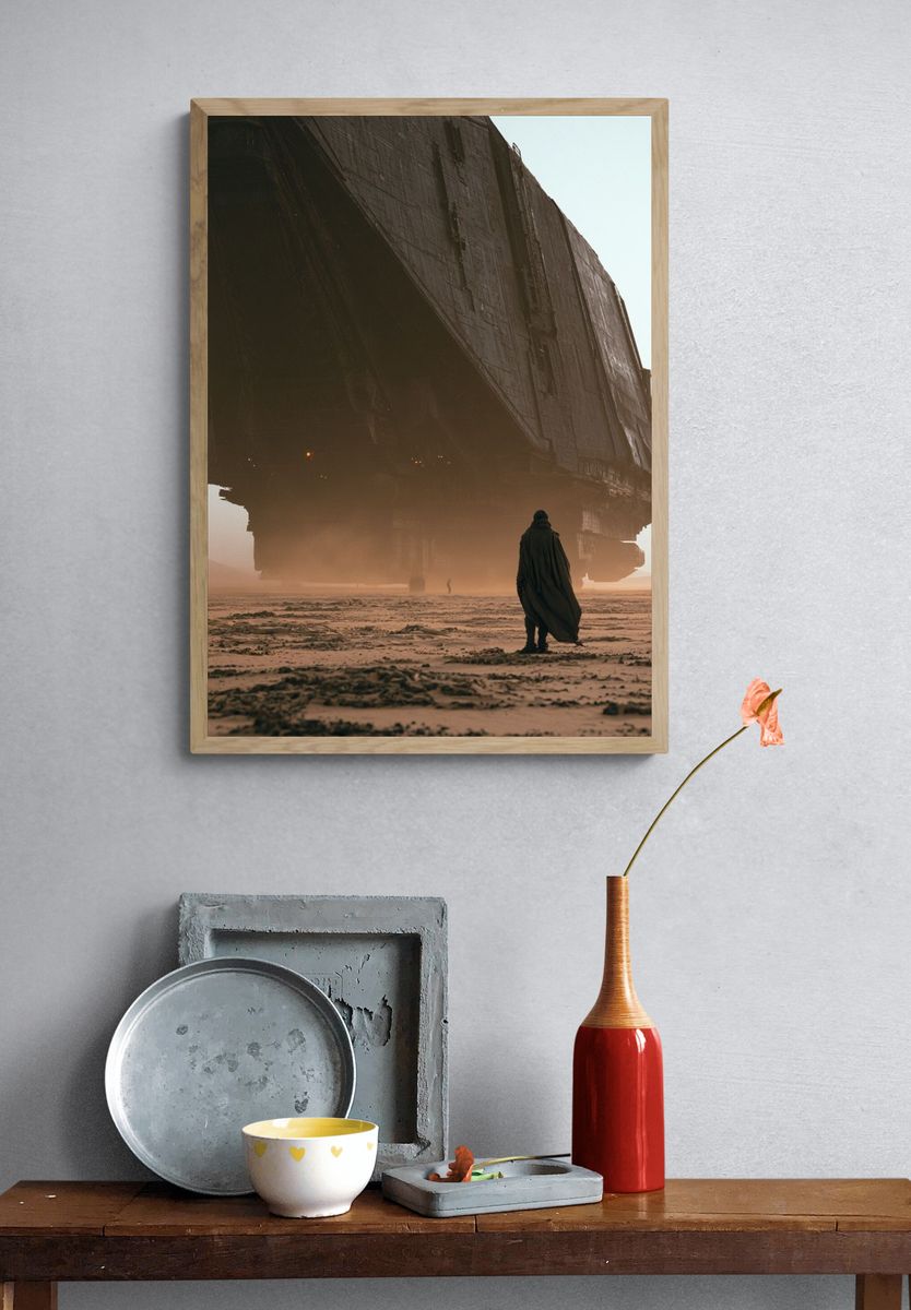 Desert Sci-Fi Monolith Poster. — room view 3