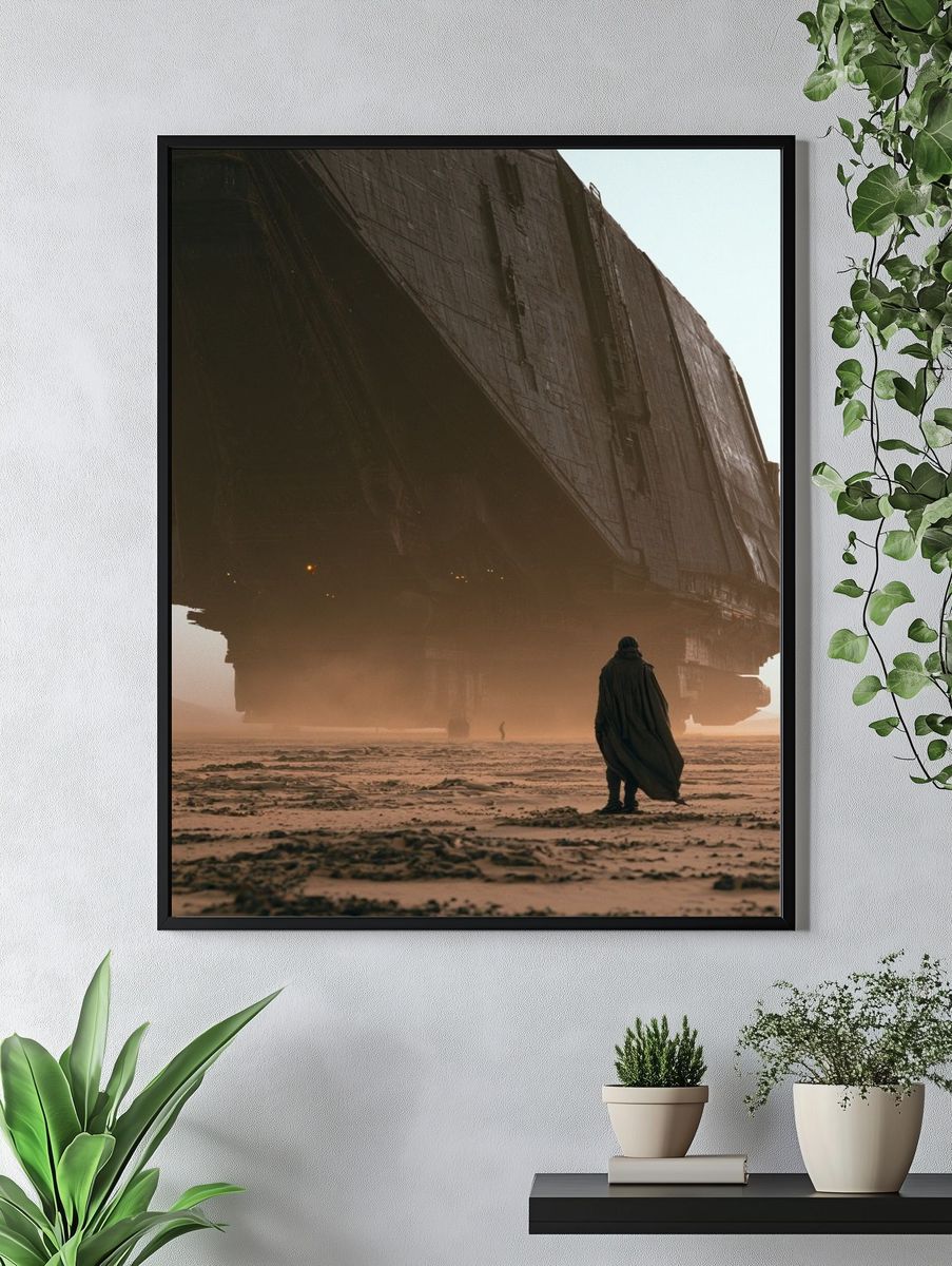 Desert Sci-Fi Monolith Poster. — room view 4