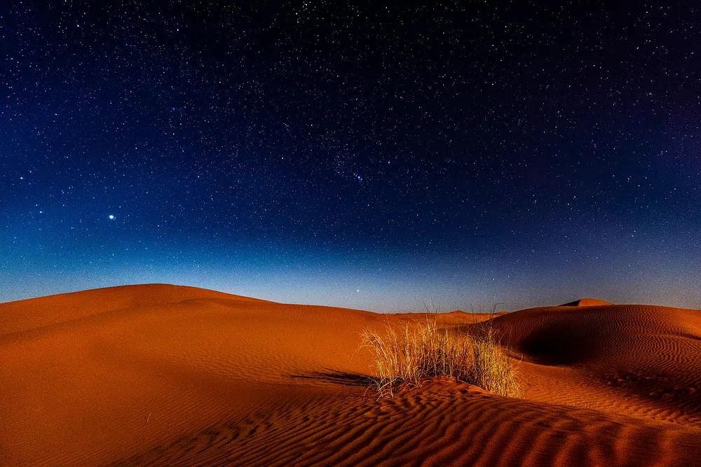 Desert Night Sky Poster. poster detail