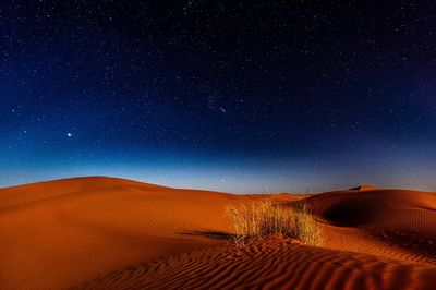 Desert Night Sky Poster