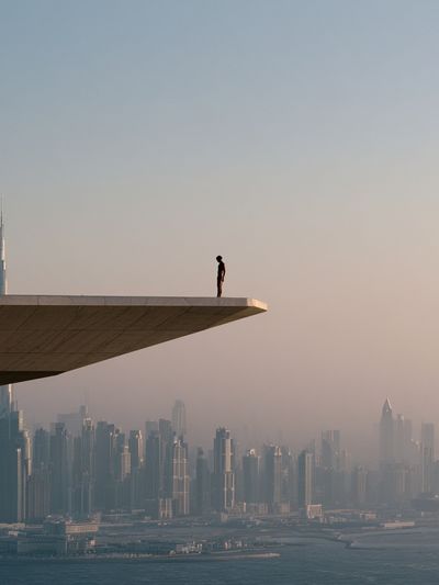 Dubai Skyline Viewpoint Photography Poster.