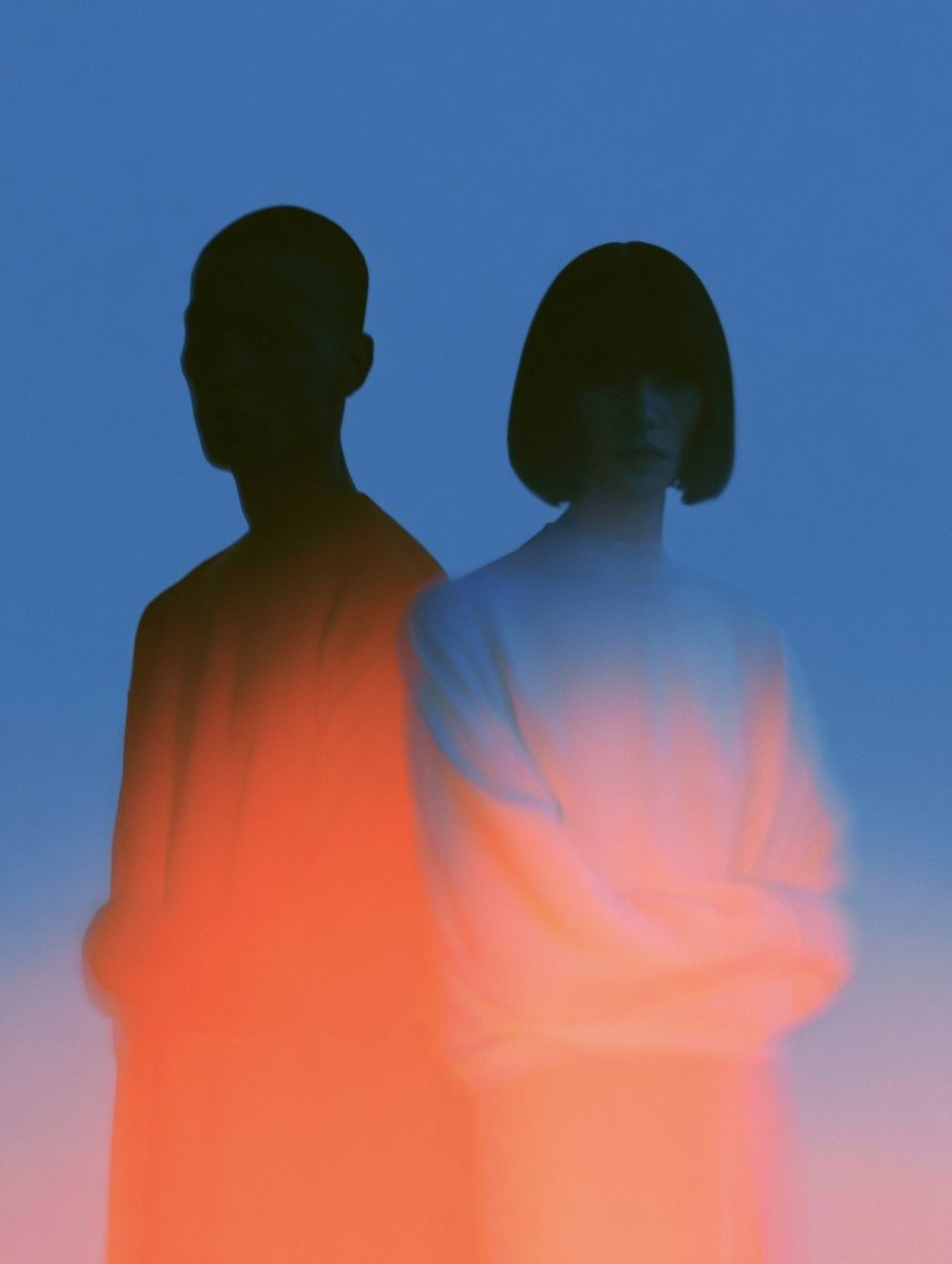 Dreamlike Dual Portrait Poster. poster detail