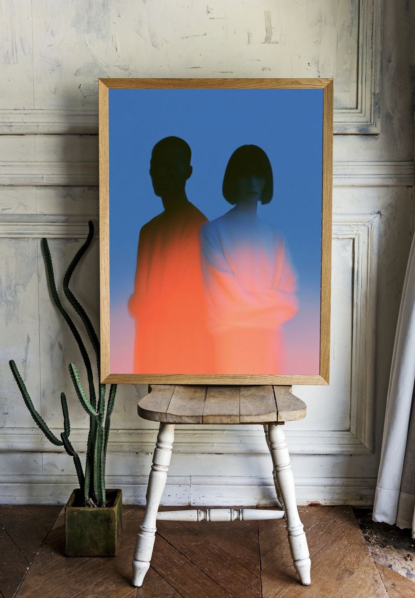 Dreamlike Dual Portrait Poster. room preview