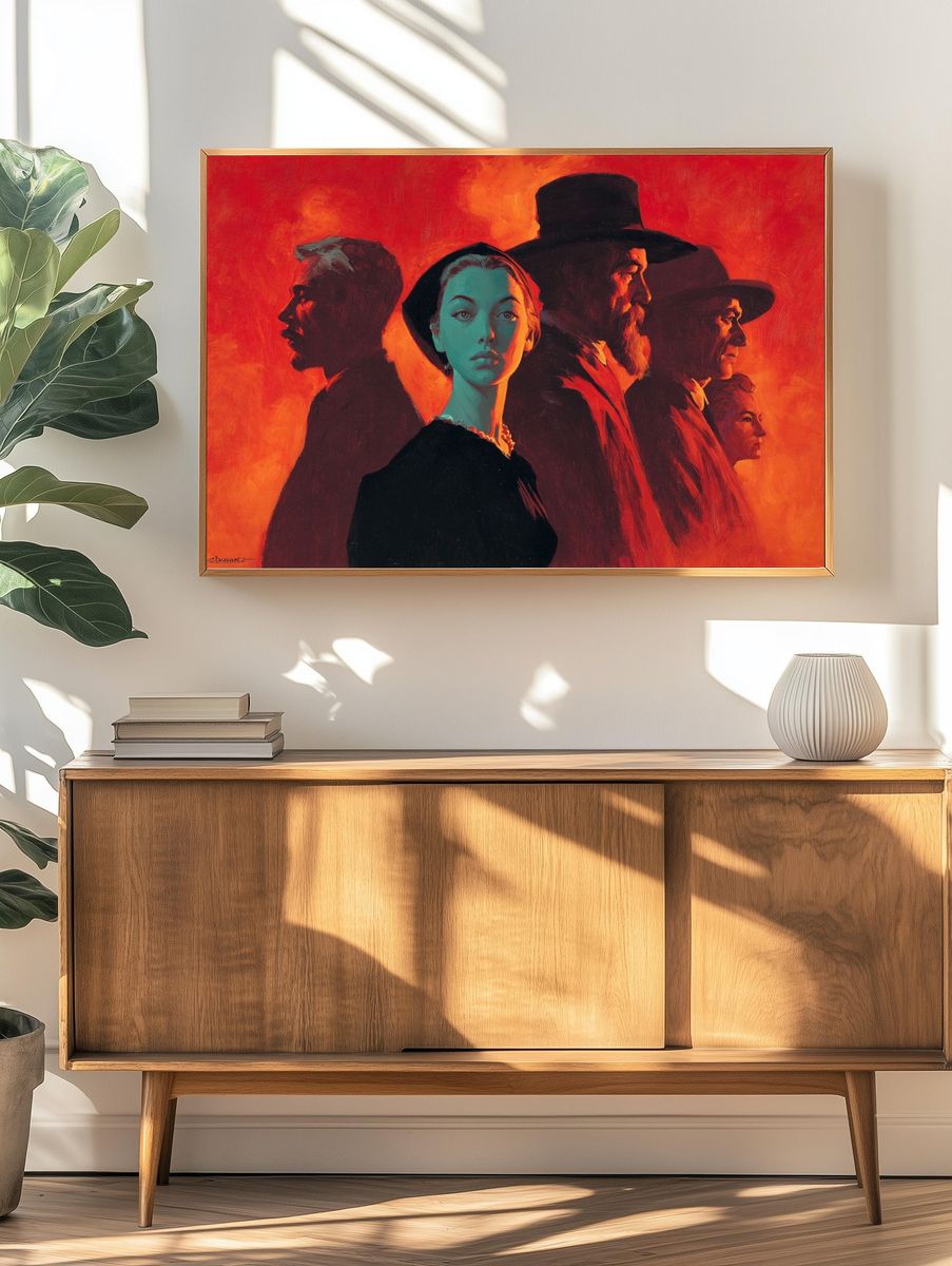 Dramatic Portraits — Vintage Print. — room view 3