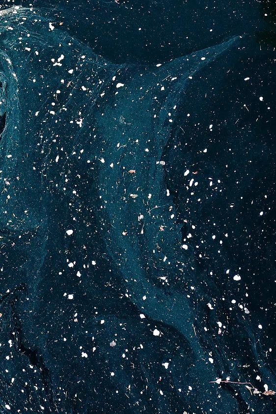 Dark Water Abstract Poster. poster — abstract art