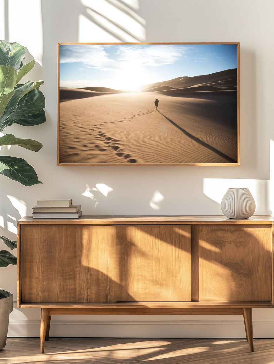 Desert Wanderer — Photography Print. — room view 3