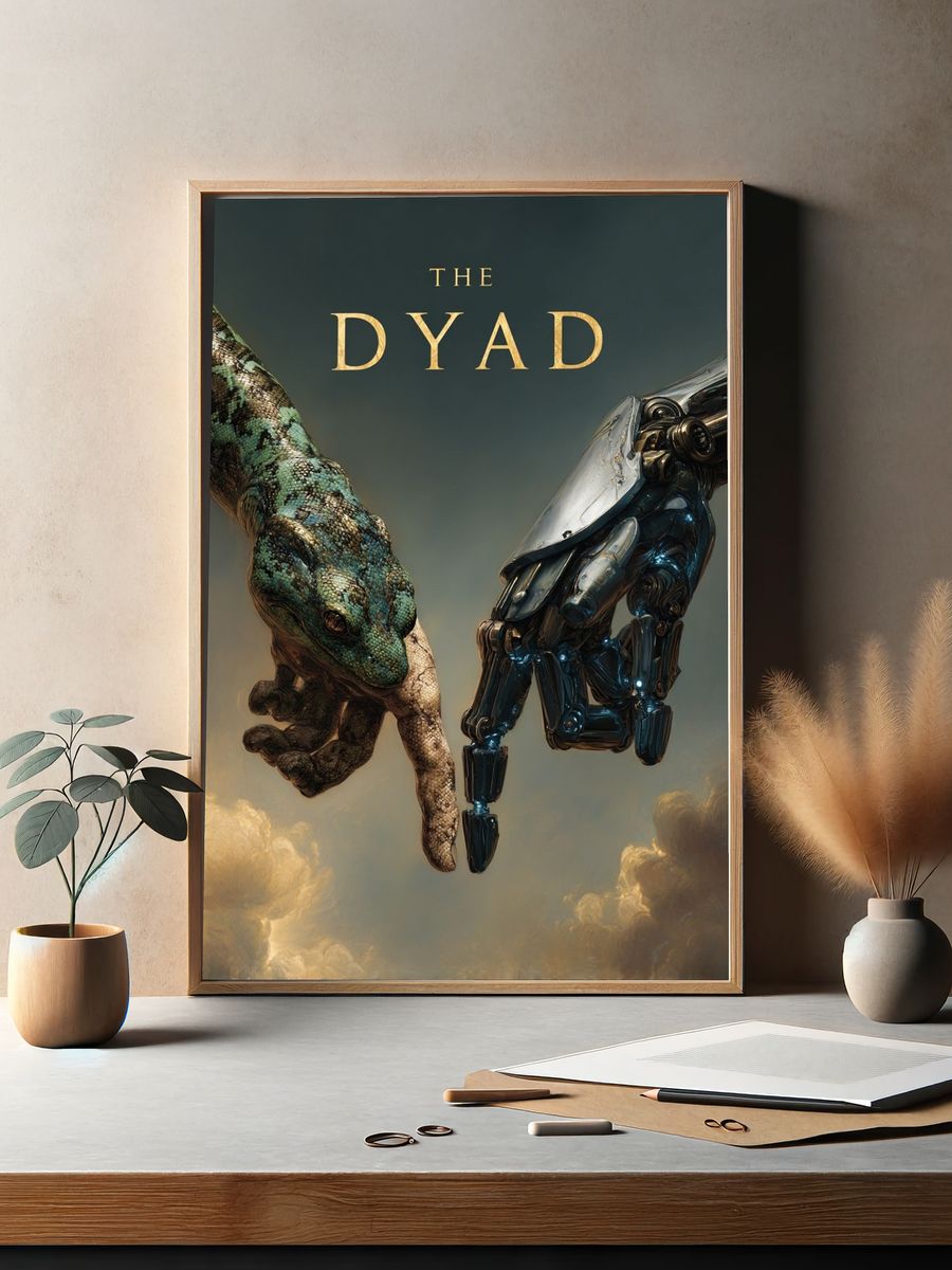 The Dyad — Surrealism Print. — room view 2
