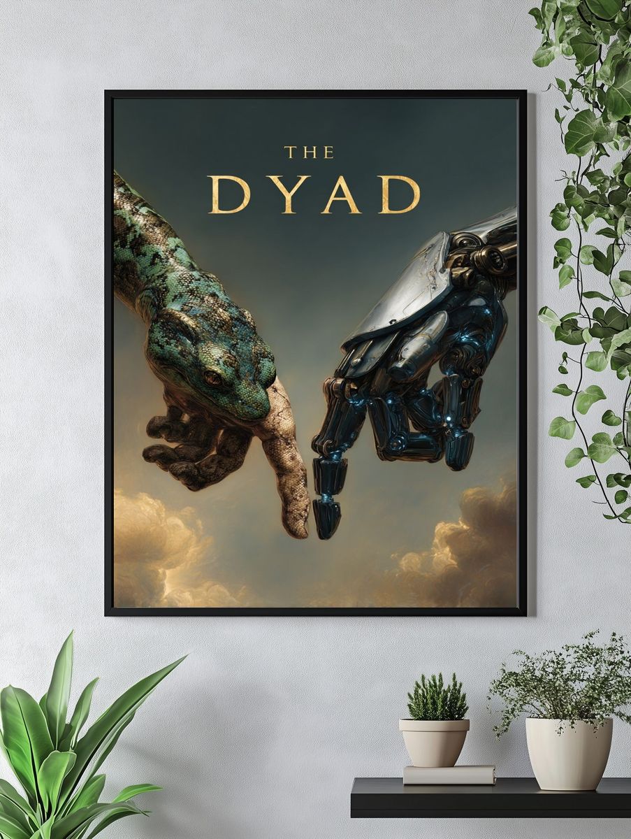 The Dyad — Surrealism Print. — room view 4