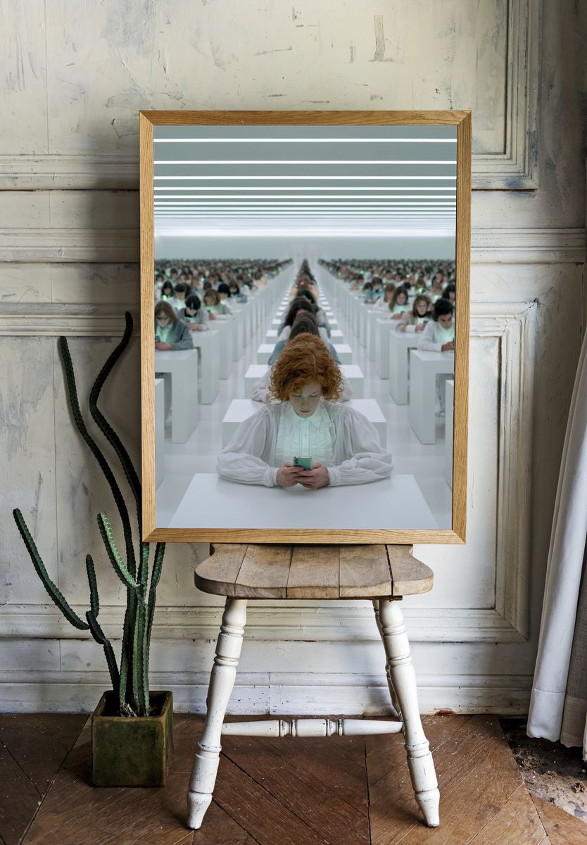 Dystopian Classroom Photography Poster. — room view 1