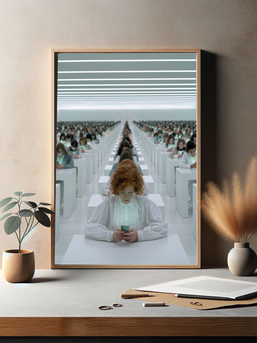Dystopian Classroom Photography Poster. — room view 2