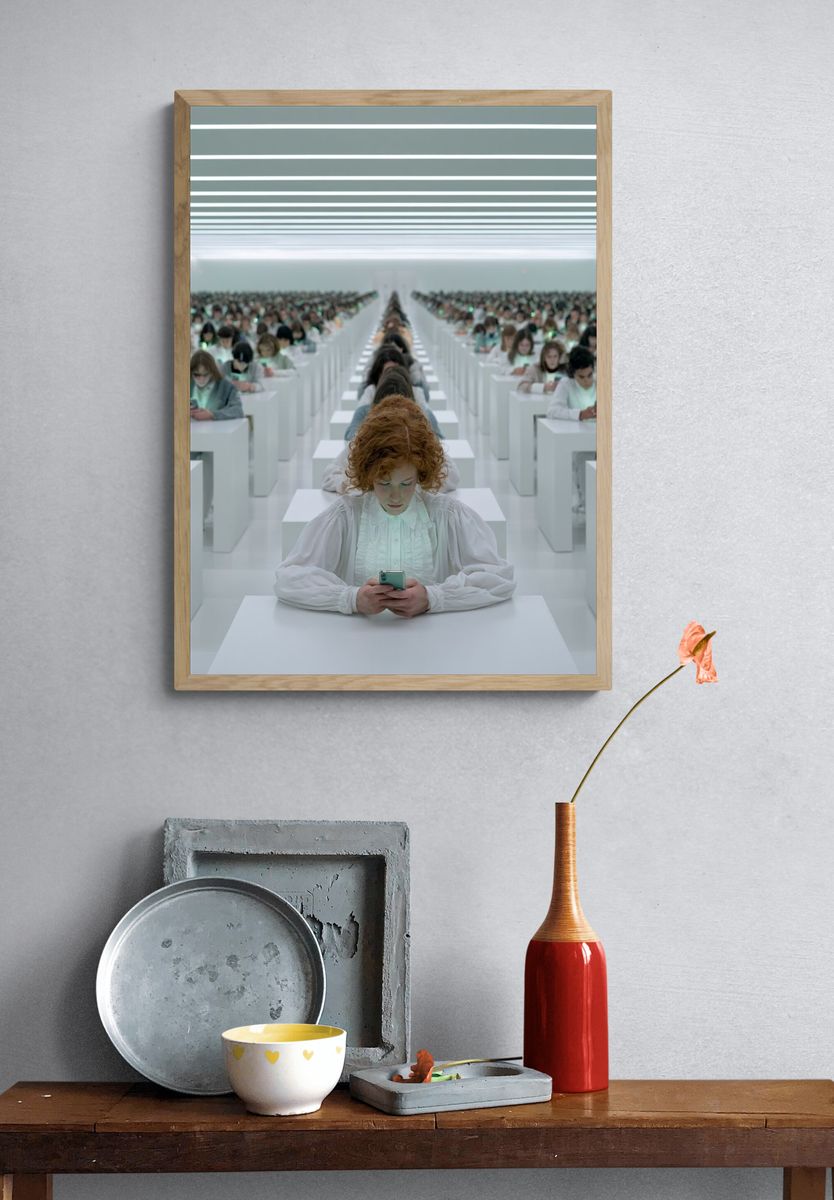 Dystopian Classroom Photography Poster. — room view 3