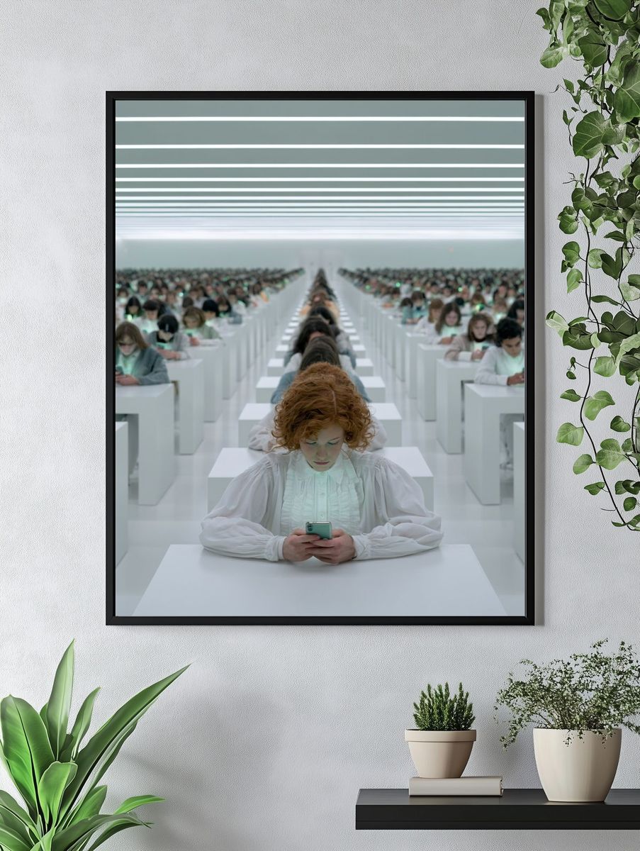 Dystopian Classroom Photography Poster. — room view 4
