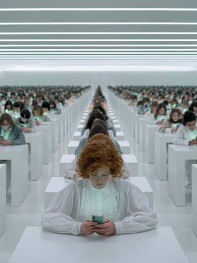Dystopian Classroom Photography Poster. poster
