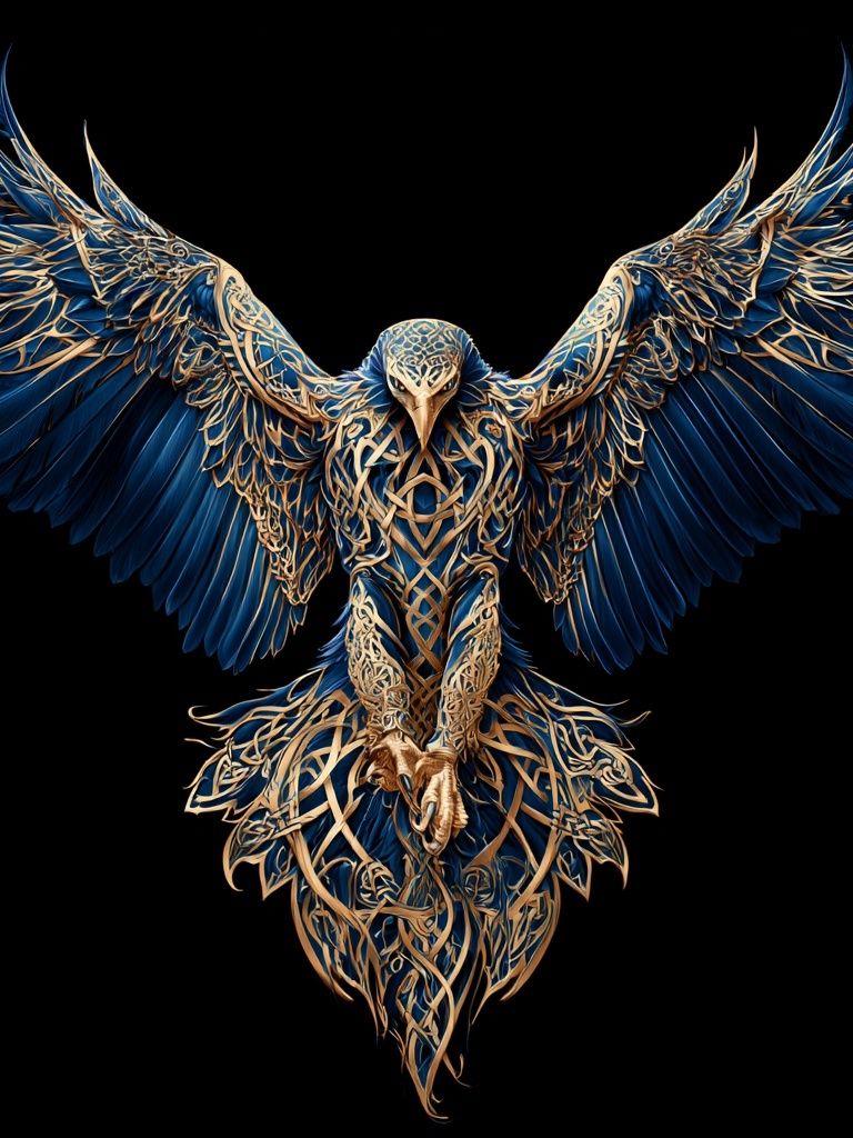 Majestic Eagle Digital Art Poster. poster detail