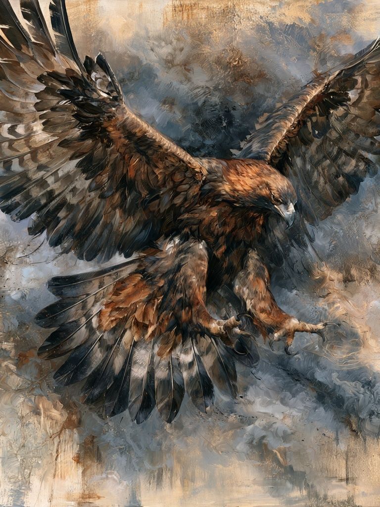 Soaring Eagle Fine-Art Print. poster — fine-art art