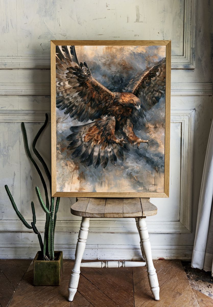 Soaring Eagle Fine-Art Print. — room view 1