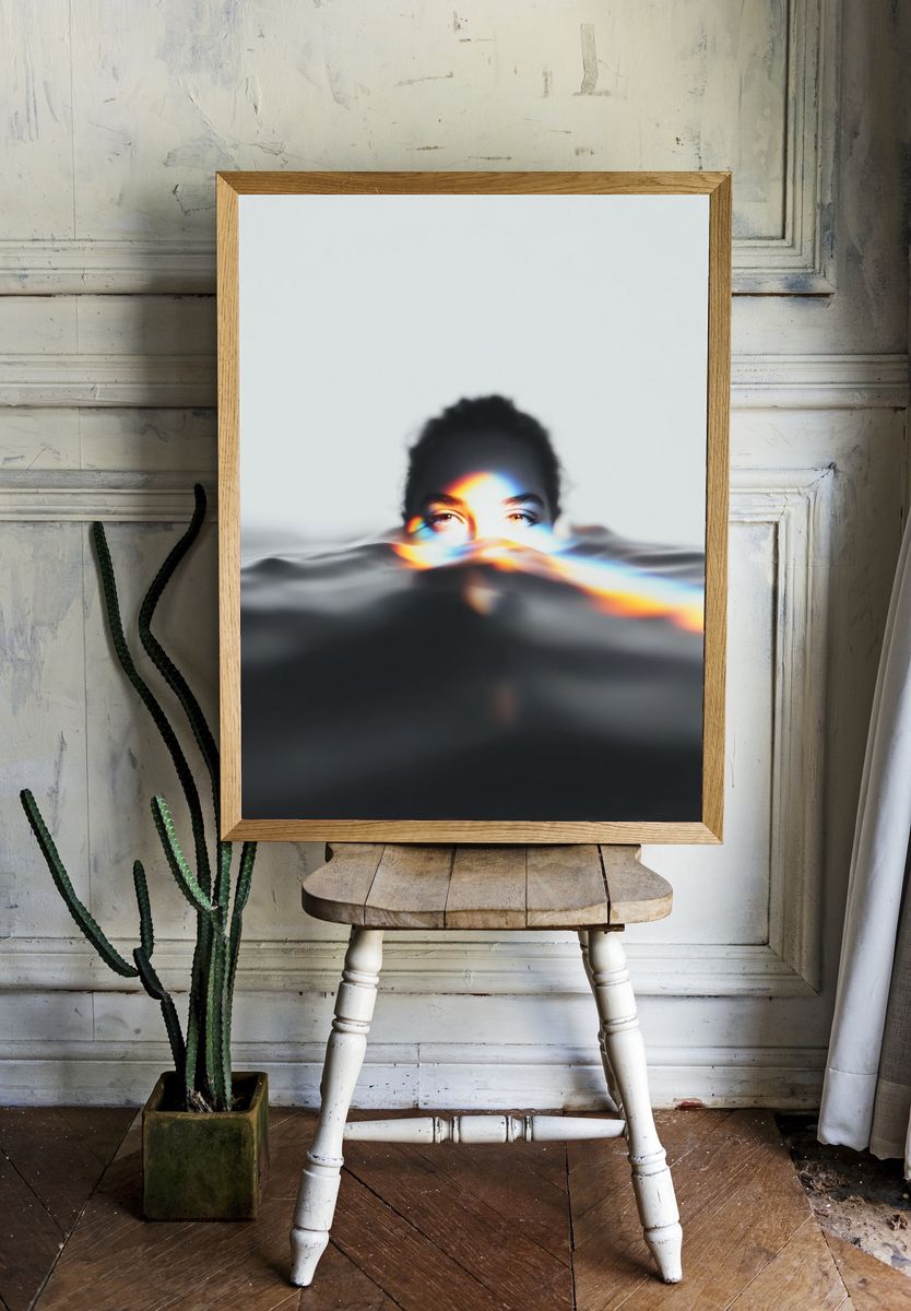 Ethereal Eyes — Fine Art Print. — room view 1