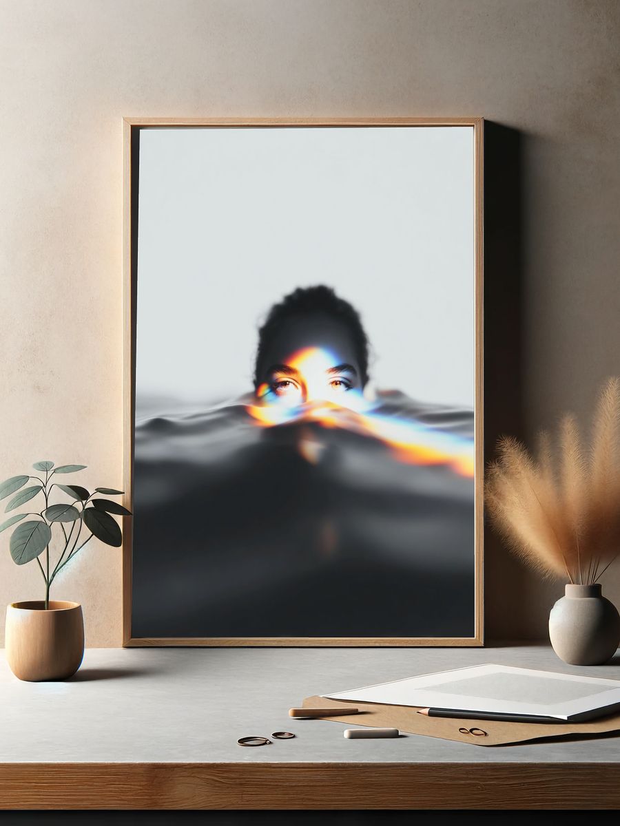Ethereal Eyes — Fine Art Print. — room view 2