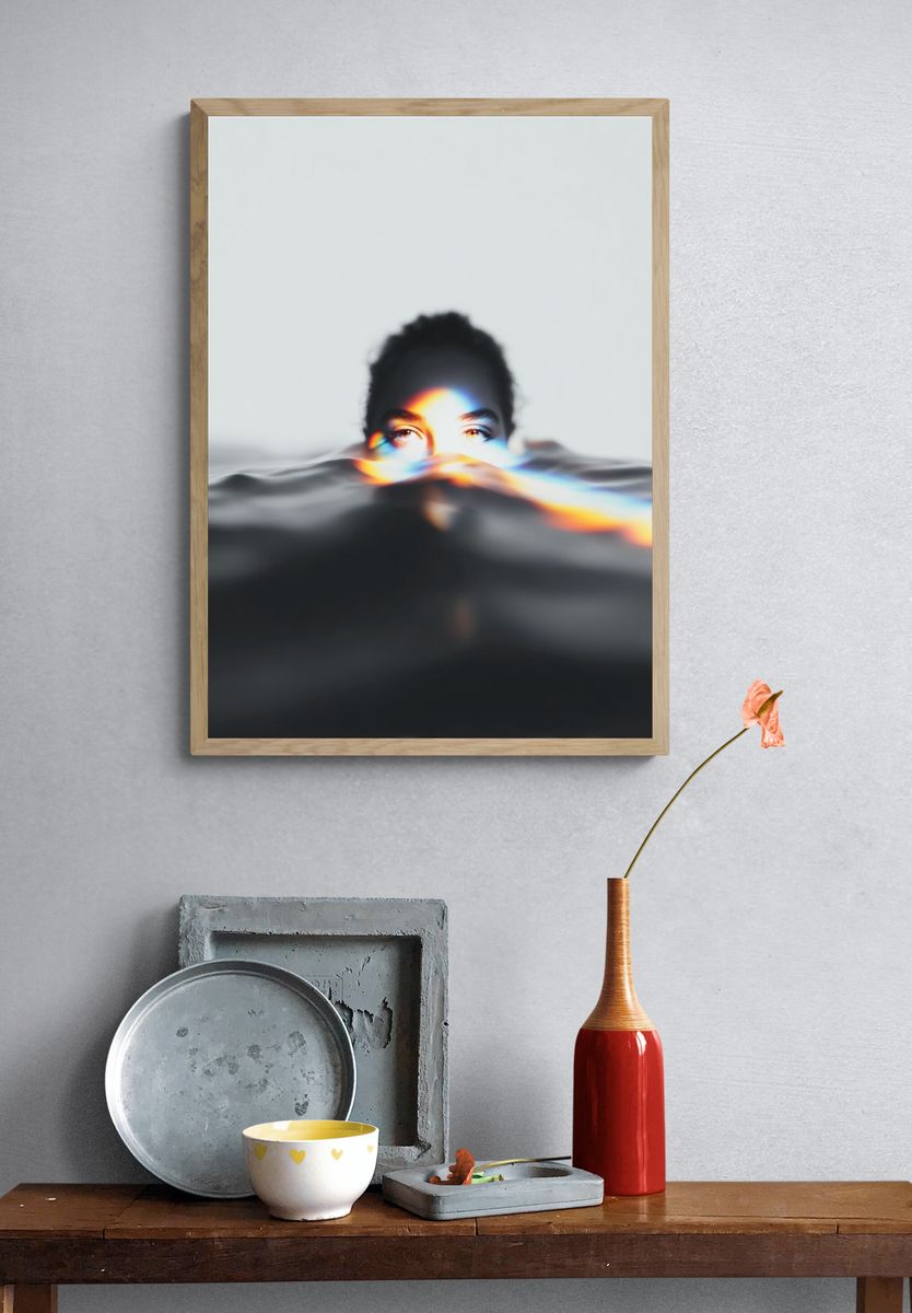 Ethereal Eyes — Fine Art Print. — room view 3