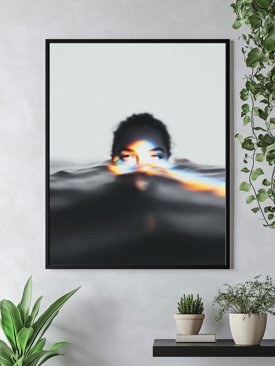 Ethereal Eyes — Fine Art Print. — room view 4