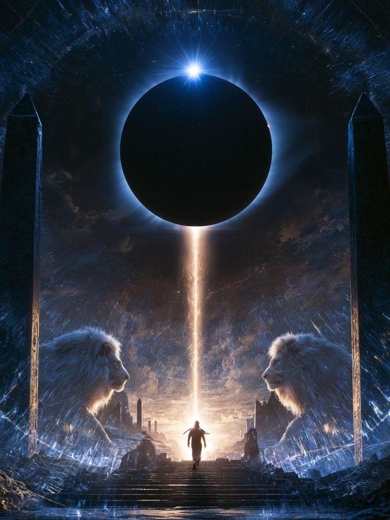 Eclipse Portal Fantasy Poster. poster — illustration art