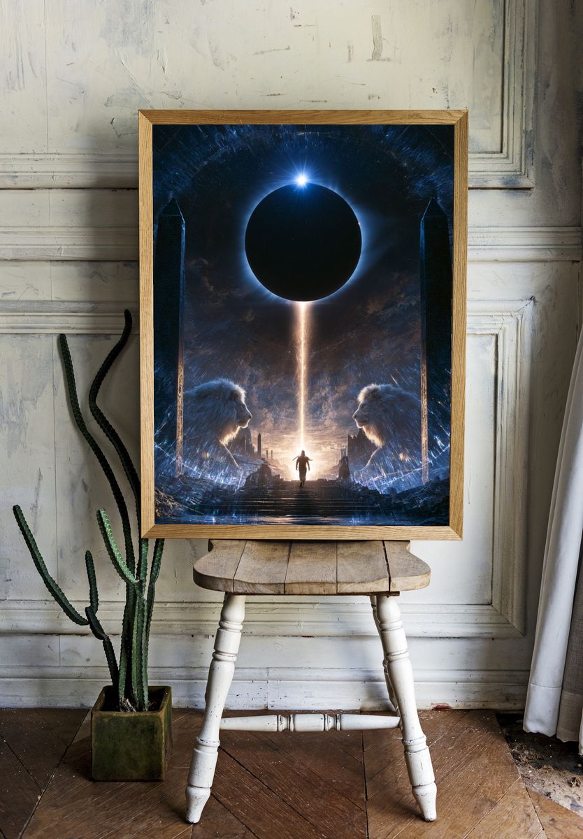 Eclipse Portal Fantasy Poster. room preview