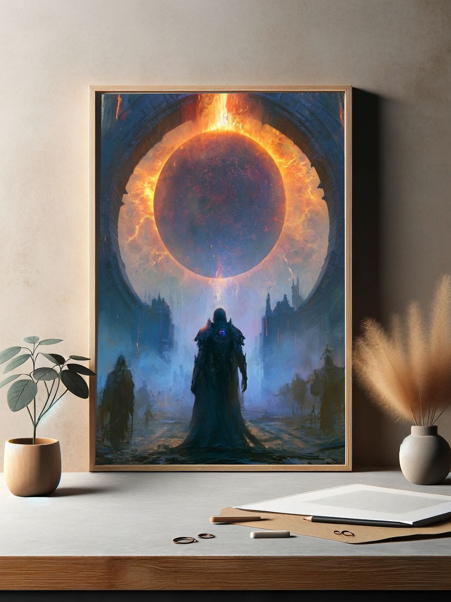 Eclipse Portal Fantasy Poster. — room view 2