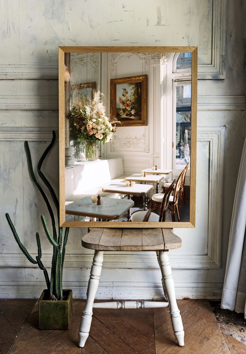 Elegant Café Interior — Fine Art Print. — room view 1