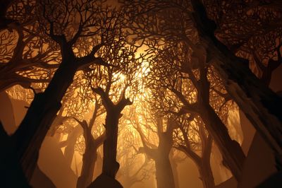 Ethereal Forest Light — Nature Print. poster