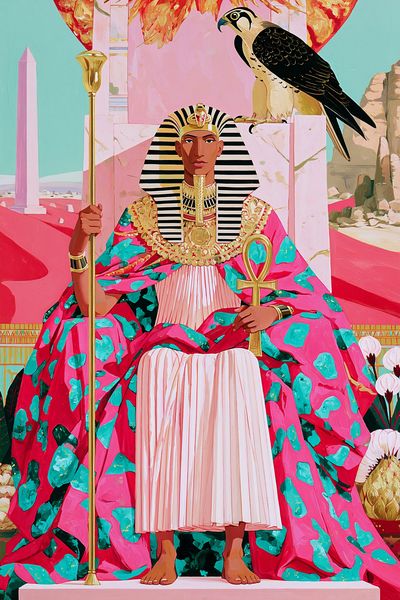 Egyptian Pharaoh Fine-Art Poster.